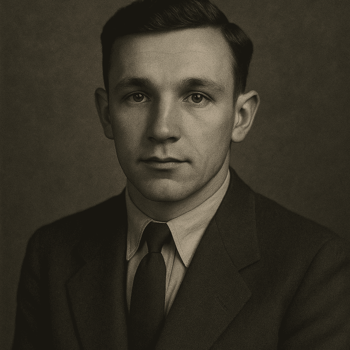 An old photograph restored in the Carbon Photogravure style
