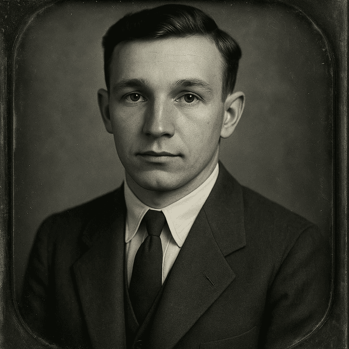 An old photograph restored in the Daguerreotype Revival style