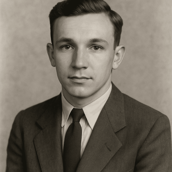 An old photograph restored in the 1900s Platinum Heirloom style